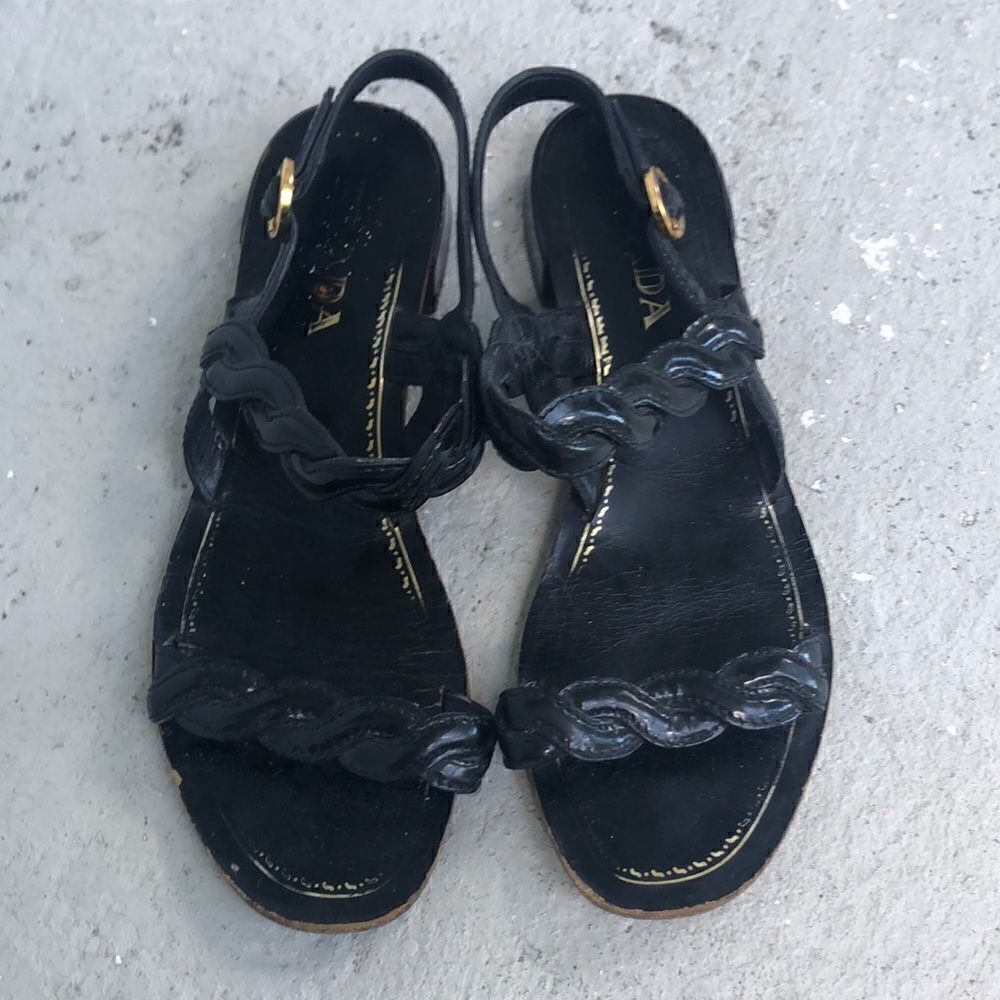 Prada  Flat  Sandals